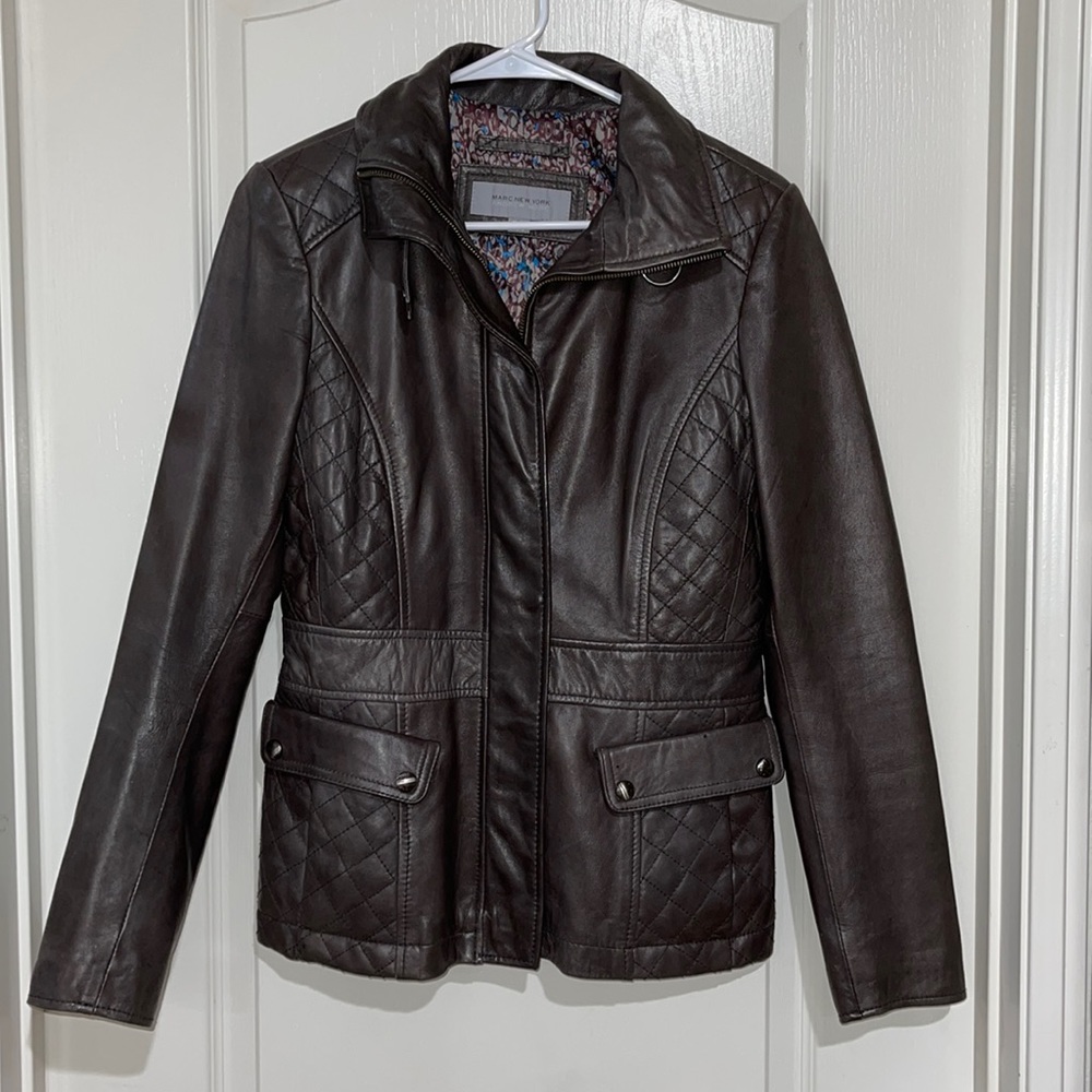 Marc New York leather jacket size S - Picture 2 of 9